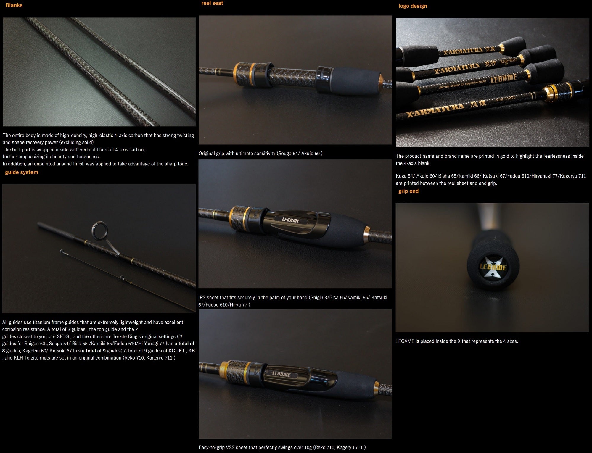 Le Game Rod Spinning X-Armatura XAR-710TZ Light Game Rekou (8906)